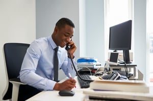 Make a phone call and close a sale